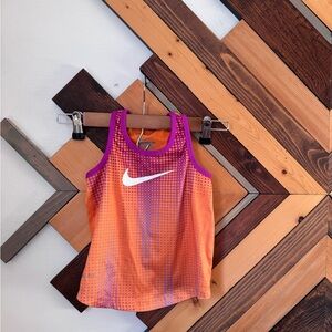 Nike Vibrant Orange and Purple Tank Top